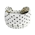 thumbnail image 1 of ZQUUVOU Wide Headbands for Women Non Slip Polka Dot Sport Sweatbands Elastic Head Bands Yoga Running Fitness Hair Accessories White A, 1 of 3