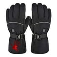 thumbnail image 1 of ZQUUVOU Winter Gloves for Men Women Rechargeable Heating Gloves Liner Thermal Warm Touch Screen Sports Ski Riding Gloves Black B, 1 of 5