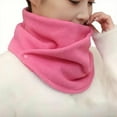 thumbnail image 1 of ZQUUVOU Winter Sacrf for Women Men Solid Color Neck Warmer Ski Mask Neck Gaiter Face Scarf Thick Windproof Scarves Hot Pink, 1 of 4