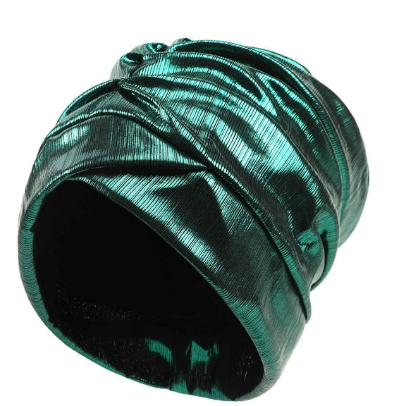 ZQUUVOU Women's Adjustable Silk Satin Bonnet for Sleeping Hair Wrap Double Layer Sleep Cap Night Turban Braid Women Men Hair Green