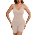 thumbnail image 1 of ZQUUVOU Women's Bodysuit Tummy Control Corset Butt Lifting Cut Out Bodysuits Jumpsuits Waist Trainer Full body Shaper Khaki, 1 of 5