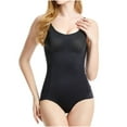 thumbnail image 1 of ZQUUVOU Women's Cami Thong Bodysuit Backless Lace Tummy Control Shapewear Sleeveless Tops Adjustable Spaghetti Strap Black D, 1 of 8