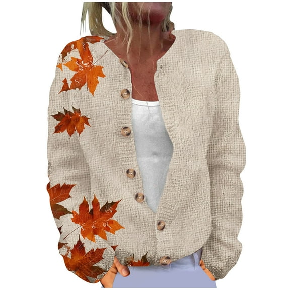 ZQUUVOU Women's Cardigan Shirts Long Sleeve Hollowed Out Solid Color Casual Jacket (Multicolor,M)