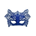 thumbnail image 1 of ZQUUVOU Women's Carnival Glitter Dust Mask for Parties Vintage Style Performance Glam Fancy Dress Masks Lace Face Mask Blue, 1 of 2