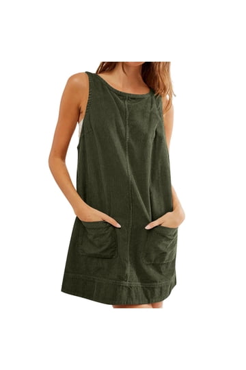 walmart olive green dress 3 Cute Summer Dresses Under $35