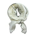 thumbnail image 1 of ZQUUVOU Women's Cotton Linen Lace Scarf Silk Scarf Versatile Neckerchief Head Scarf Bag with Decorative Scarf Beige, 1 of 3