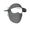 thumbnail image 1 of ZQUUVOU Women's Face Cover Sunscreen Face Gini Mask Face Mask Eye Protection UV Protection Veil Sun Hats for Driving Cycling Dark Gray, 1 of 4