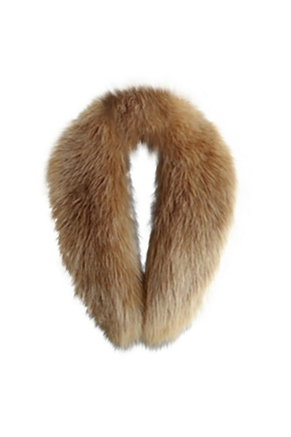 Women's Faux Fur Collar Scarf Neck Warmer Wrap Large Scarf Shawl Elegant Fashion for Winter Coat Decor Khaki