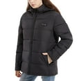 thumbnail image 1 of ZQUUVOU Women's Heated Jacket Winter 15 Zone Heating Padded Jacket USB Powered Thermal Coat Detachable Hood Outdoor Sportswear Black, 1 of 9