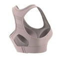 thumbnail image 1 of ZQUUVOU Women's High Impact Sports Bra High Support Large Bust Wireless Push Up Criss Cross Back Workout Yoga Top, 1 of 3