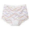 thumbnail image 1 of ZQUUVOU Women's High Waist Lace Underwear Floral Lace Briefs Full Coverage Panties Breathable Comfortable Underwear Daily White, 1 of 2