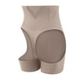 thumbnail image 1 of ZQUUVOU Women's High Waisted Shapewear Tummy Control Cut Out Boyshorts Butt Lifter Body Shape Panties Underwear Shorts Beige, 1 of 3