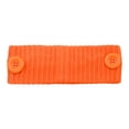 thumbnail image 1 of ZQUUVOU Women's Knit Headband Stretch Button Hair Band Turban Knitted Ear Warmer Head Wrap Winter Accessories Orange, 1 of 3