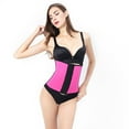 thumbnail image 1 of ZQUUVOU Women's Latex Waist Trainer Cincher Sweat Sauna Belt Tummy Control Workout Body Shaper Trimmer Waistband Hot Pink, 1 of 8