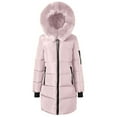 thumbnail image 1 of ZQUUVOU Women's Long Puffer Coat Winter Warm Windproof Parka Jacket with Faux Fur Hood Long Sleeve Full Zip Up Coat Burgundy B, 1 of 8