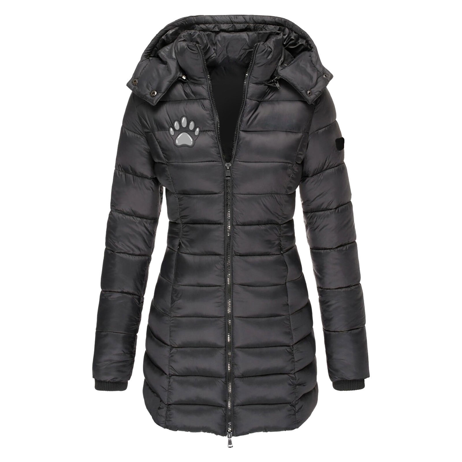 ZQUUVOU Women's Long Puffer Jacket Fall Winter Mid-Length Padded