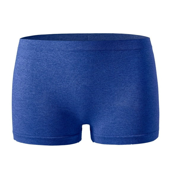 ZQUUVOU Women's Low Rise Sport Shorts Body Shaping Tummy Control Butt Lifting Shapewear Boyshorts Workout Casual Blue