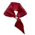 thumbnail image 1 of ZQUUVOU Women's Mini Silk Scarf Loops Cross Neckwear Hair Band Bag Accessory Decorative Tie Lightweight Fashion Red, 1 of 4