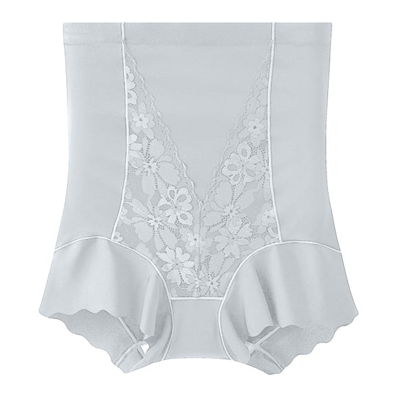 ZQUUVOU Women's Plus Size Underwear High Waist Breathable Shaping Shorts Tummy Control Butt Lifting Underwear Briefs Blue