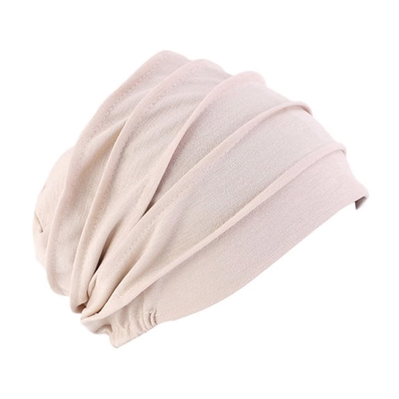 ZQUUVOU Women's Slouch Beanie Knit Adjustable Hat Cotton Soft Lightweight Casual Comfortable Stretchy Headwear Skull Cap Beige