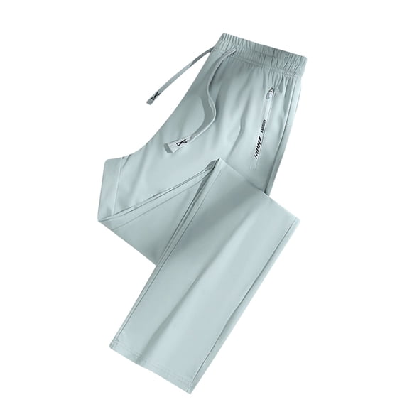 ZQUUVOU Women's Stretch Active Pants Ice Silk Ultra Soft Lightweight Quick Dry Zipper Breathable Pants Trousers Green