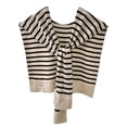 thumbnail image 1 of ZQUUVOU Women's Sweater Shawl Wraps Knitted Knotted Shawls Stripe Scarf Cape Shoulder Tops Blouses Fashion Wrap Coffee, 1 of 4