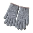 thumbnail image 1 of ZQUUVOU Women's Touch Screen Gloves Fleece Lined Winter Warm Gloves Chenille Elastic Cuffs Knit Gloves Cold Weather Gifts Gray A, 1 of 4