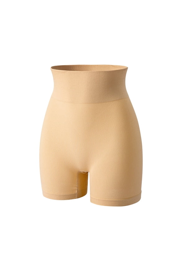 Women's Tummy Control Panty Hip Slim Post Pregnancy Body Shaping Comfortable High Waisted Underwear Khaki