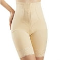 thumbnail image 1 of ZQUUVOU Women's Tummy Control Shorts Shapewear Butt Lifter Lace High Waist Trainer Corset Body Shaper Underwear Khaki, 1 of 9