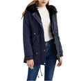 thumbnail image 1 of ZQUUVOU Women's Winter Quilted Jackets Mid-length Lightweight Hooded Warm Plush Coat Clothing Long Sleeved Puffer Jacket Navy, 1 of 5
