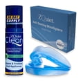 thumbnail image 1 of ZQuiet Anti-Snoring Mouthpiece Solution - Comfort Size #1 (Single Device) + Cleaner (1.5oz Bottle) - Made in USA Snoring Solution for a Better Night’s Sleep (Blue), 1 of 6
