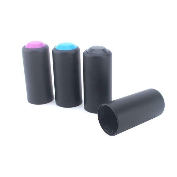 ZRAMO Purple 4PC Bulk Color Wireless Mic Battery Screw on Cap/Cup/Cover Microphone Cover for Wireless Microphone System Handhold Pgx24/slx24/sm58