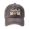 thumbnail image 1 of ZRBYWB Baseball Cap Embroidered Football Mom Love Baseball Washed Baseball Caps Casual Outdoor Comfort Shade Unisex Comfort, 1 of 3