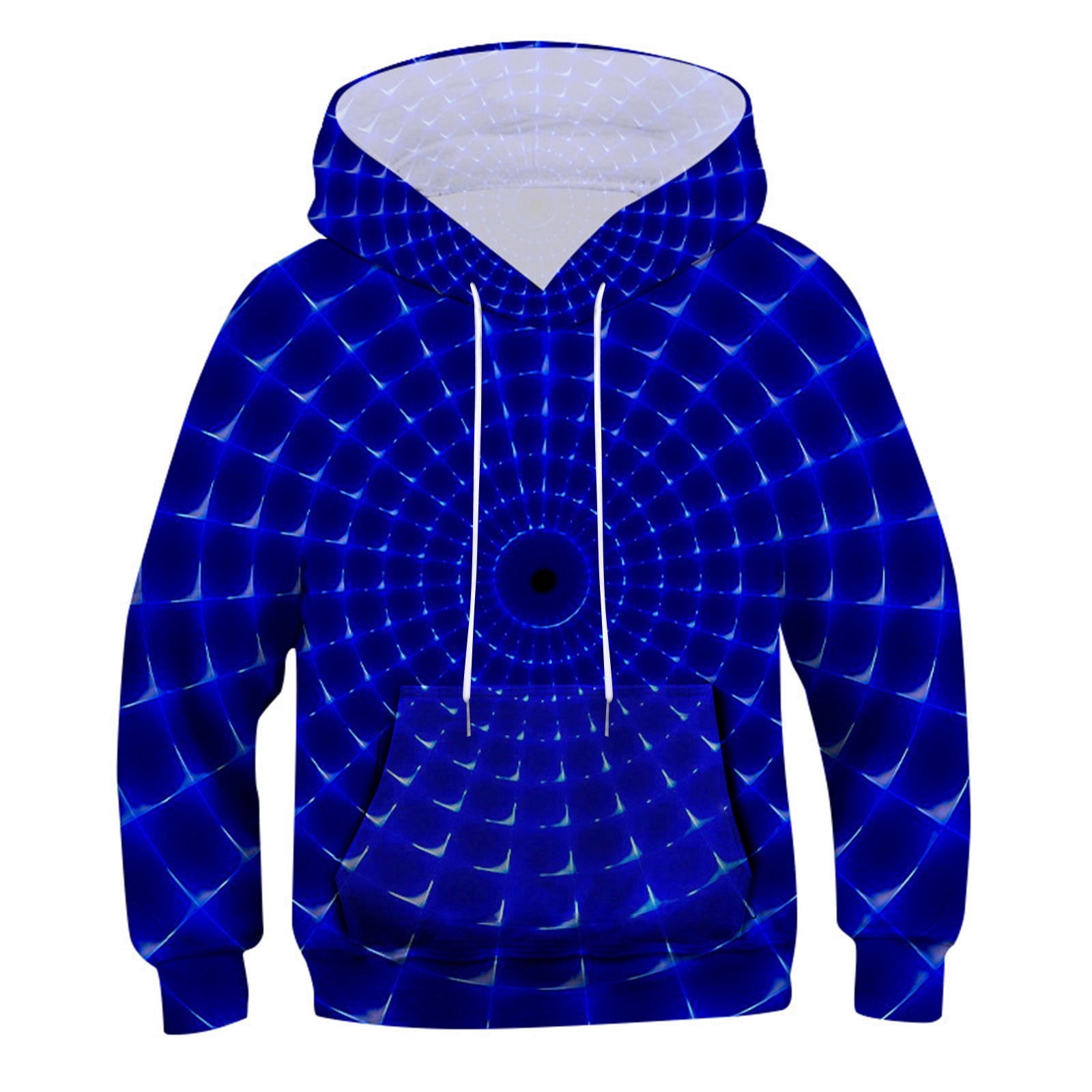 ZRBYWB Boys Hoodie Teen Cartoon Print Tops Sweatshirts Kids Pullover 3D