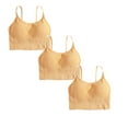 thumbnail image 1 of ZRBYWB Bras For Women Tank With Built In Bra Ladies Tank Tops Strap Stretch Cotton Camisole With Built In Padded 3-Pack Comfortable Bra, 1 of 1