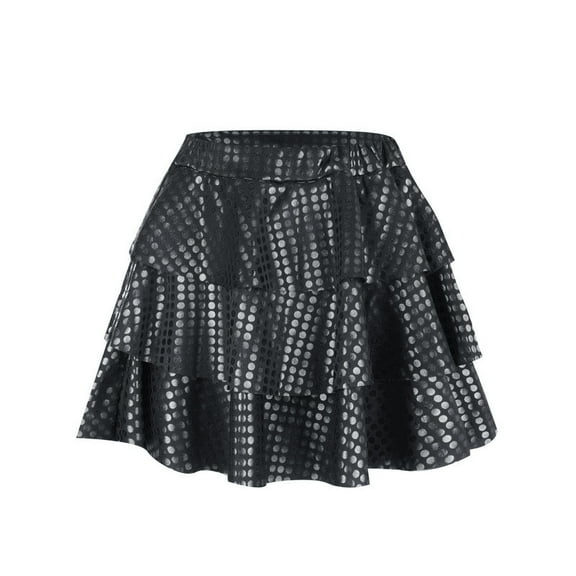 ZRBYWB Girls Dresses New Year's Day Choir Girls Skirt Polka Dot Sequin Cake Skirt Pleated Skirt Princess Princess Birthday Stuff For Kids Holiday Dress