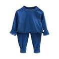 thumbnail image 1 of ZRBYWB Girls Nightgowns Autumn Winter Sets Baby Pajamas Girls Boys Home Wear Autumn Long Sleeve Base Shirt Pants Kids Clothes, 1 of 3