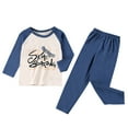 thumbnail image 1 of ZRBYWB Girls Nightgowns Children's Long Clothes Set Warm Girls Home Wear Base Pajamas Children's Wear Kids Clothes, 1 of 6