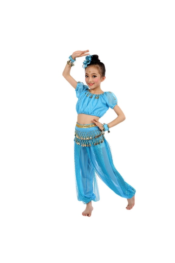 Handmade Children Girl Clothes Belly Dance Kids Belly Dancing Dance Cloth