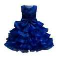 thumbnail image 1 of ZRBYWB Kids Dress Girls Dresses Birthday Long Elegant Sleeveless Mesh Princess Flower Girl Dresses Wedding Kids Summer Girl Clothes, 1 of 4