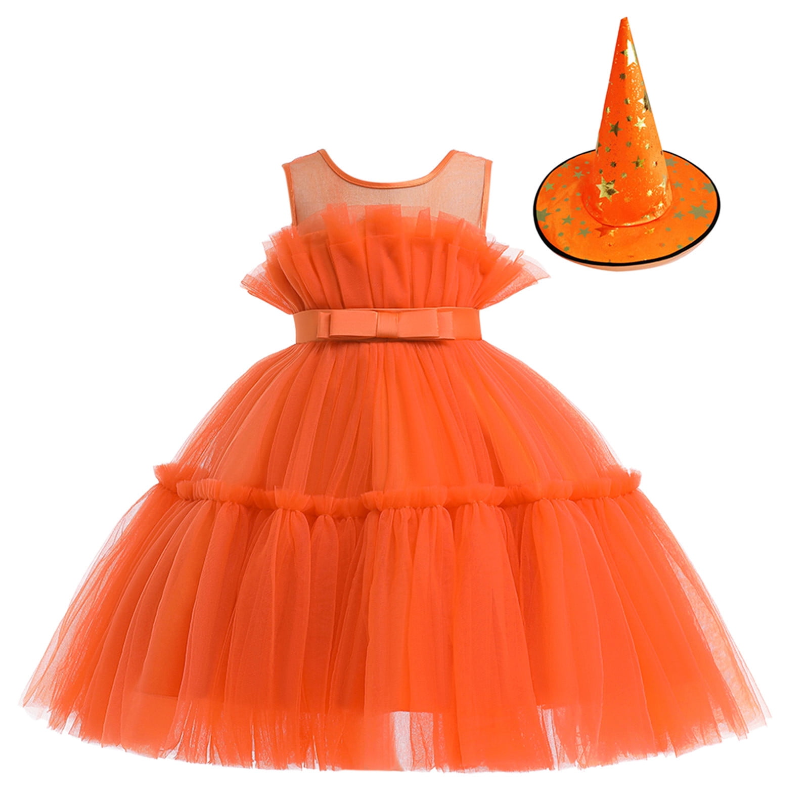 ZRBYWB Kids Girl Dress Pageant Dress Party Child Gown Princess Tulle
