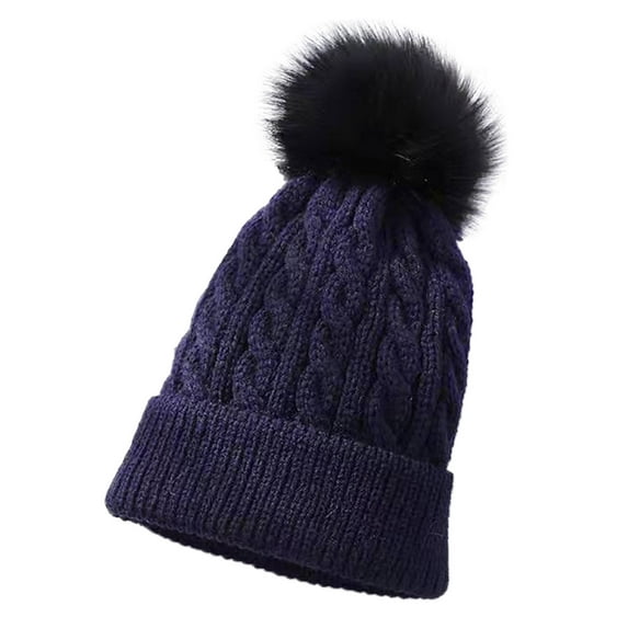 ZRBYWB Kids Winter Hat Baby Girls Boys Soft Warm Knit Hat Kids Winter Hat With Hood Cap Warm Fashionable Caps