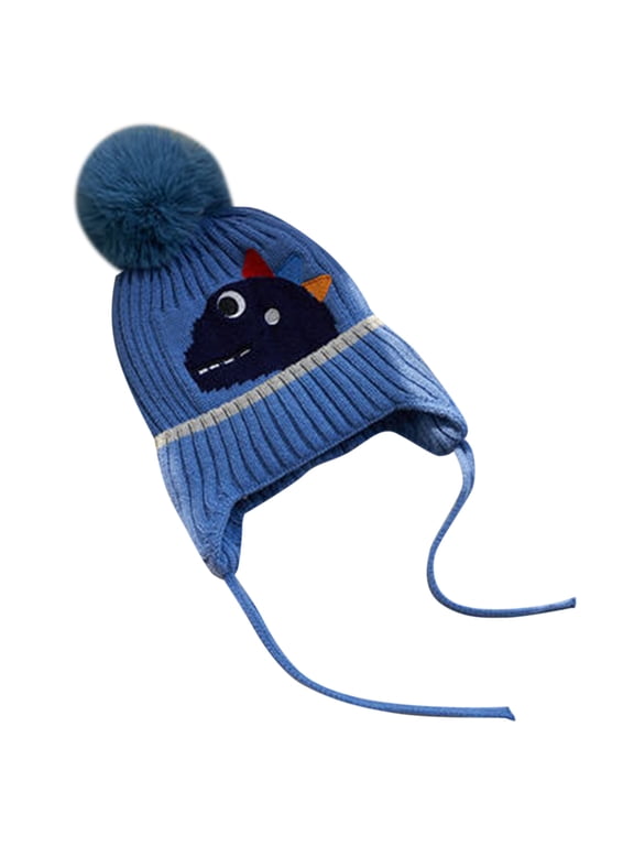 Kids Winter Hat Toddler Kids Baby Girls Boys Animal Dinosaur Soft Warm Knit Hat Kids Winter Hat With Cap Soft Warm
