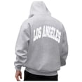 thumbnail image 1 of ZRBYWB Men's Hoodie Mens Autumn Winter Back Letter Printing Oversize Loose Plus Size Hooded Pullover Top Sweatshirt For Men, 1 of 7