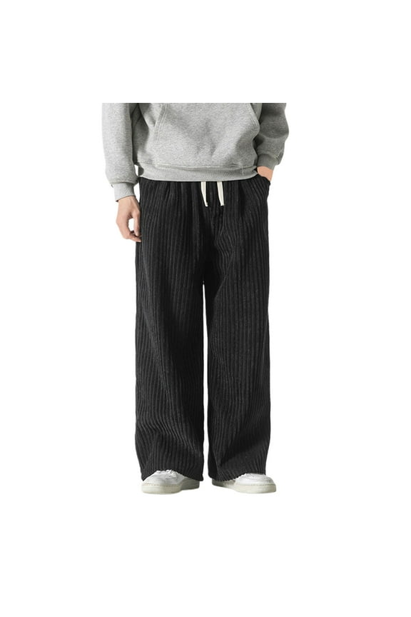 Men's Pants Mens Slim Fit Straight Tube Retro Hop Pants Street Jeans Pants For Men