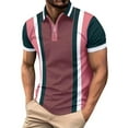 thumbnail image 1 of ZRBYWB Men's Polo Shirt Male Casual Short Sleeve Button Down Lapel Suit For Shirt Pocket Summer Fashion Solid Color Comfortable Top Blouse For Men, 1 of 9
