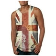 thumbnail image 1 of ZRBYWB Men's Tank Top Male Casual Flag Vest July 4Th Independence Day Flag Sleeveless T Shirt Gym Fitness Patriotic T Shirt Comfort, 1 of 3