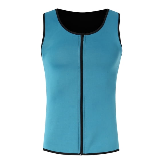 ZRBYWB Men's Workout Tank Tops Hot Neoprene Sauna Shirt Body Shaper For Men Sweat Vest