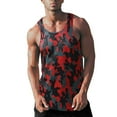 thumbnail image 1 of ZRBYWB Men's Workout Tank Tops Summer Fashion Casual Round Neck Camouflage Color Sleeveless Top Vest, 1 of 7