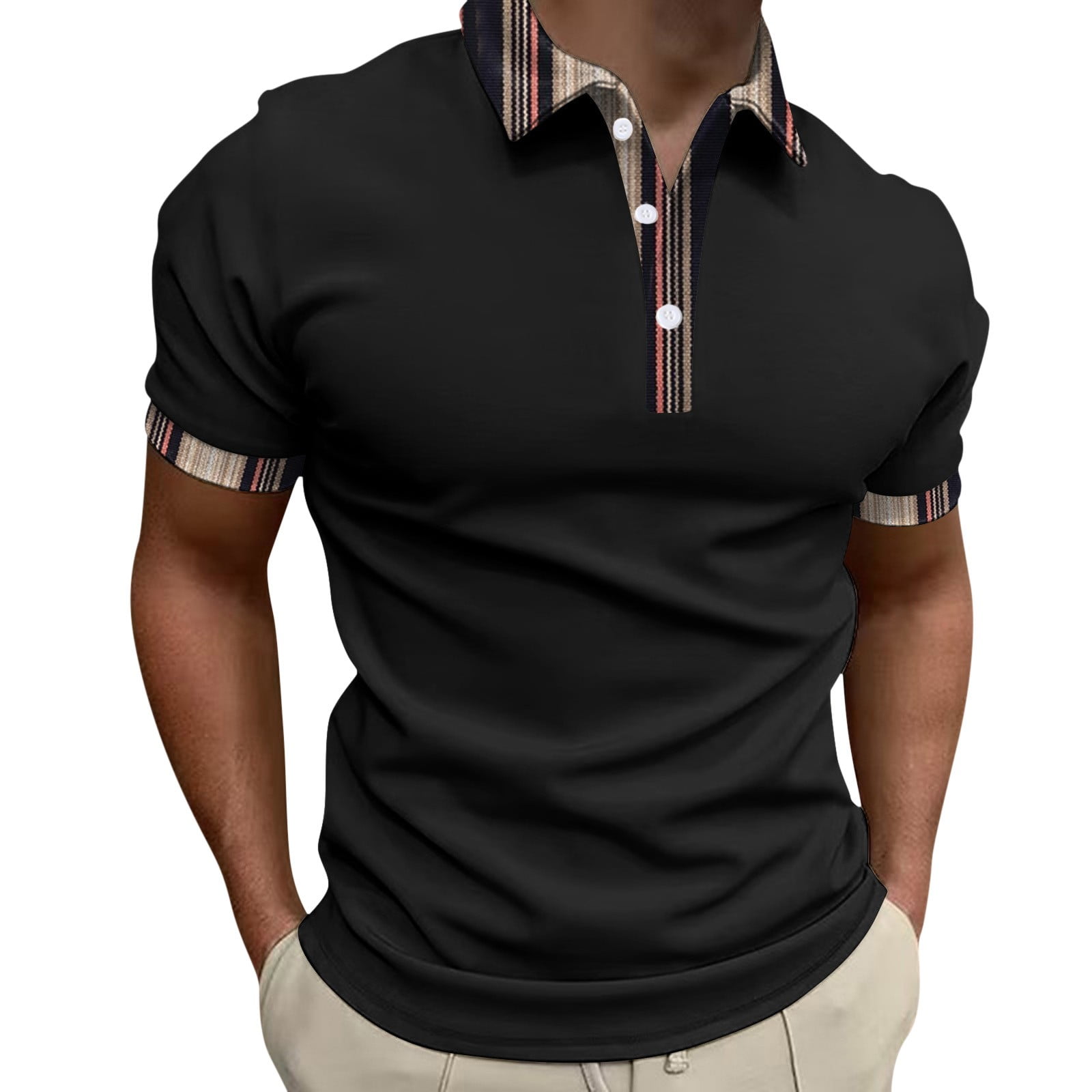 ZRBYWB Mens Polo Shirts Summer New Casual Men's Short Sleeve Shirt ...